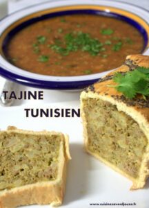Tajine tunisien en croute feuilleté