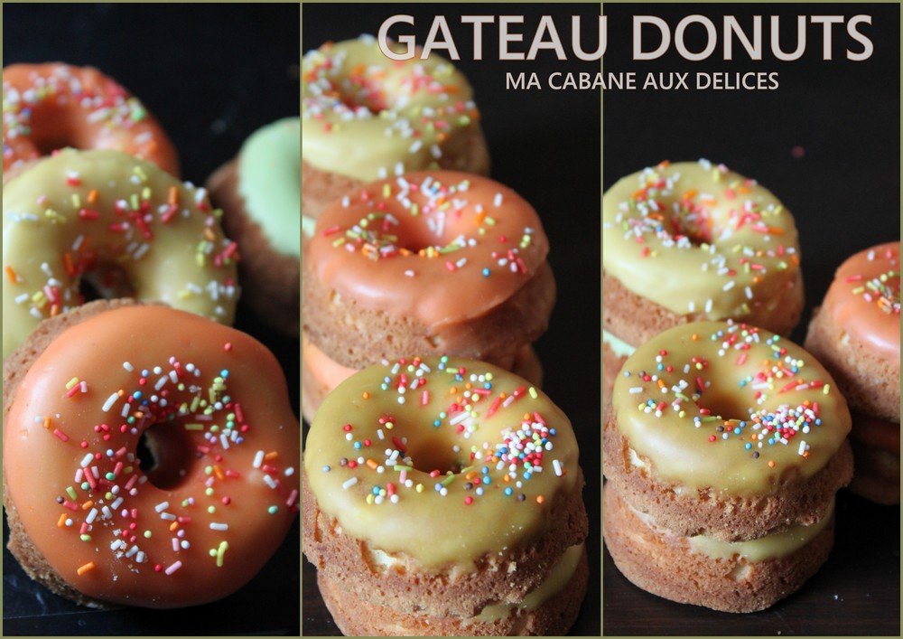 Gateau donuts au four