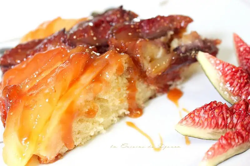 Gateau Renverse Figues Poires Au Caramel Beurre Sale