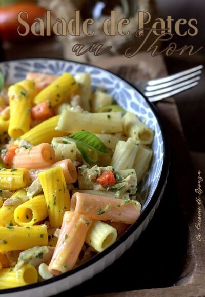 Salade de Pâtes au Thon Facile à la Vinaigrette