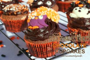 Cupcake chocolat d'halloween