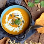 Soupe de potimarron au lait de coco
