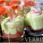Verrine pamplemousse avocat crevette