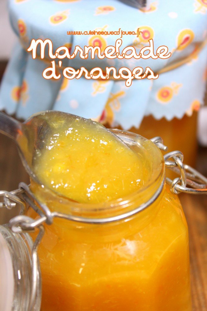 Marmelade ou confiture d'oranges