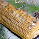 Bûche Moka à la crème au beurre café