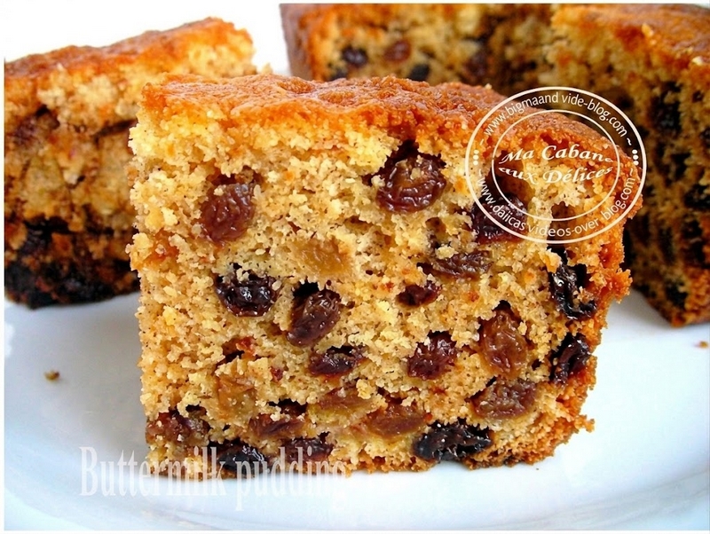 cake au lait fermenté et fruits secs
