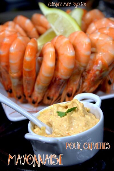 Sauce Mayonnaise Maison épicée pour Crevettes
