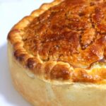 Tourte au poulet et champignons