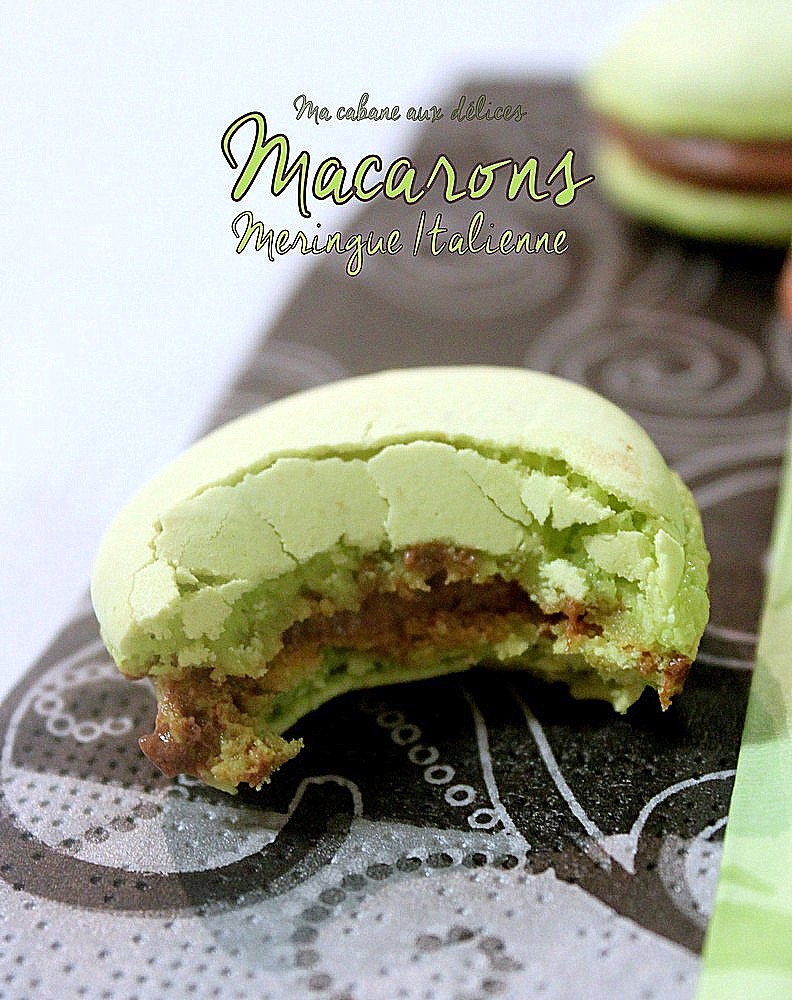 Recette macaron meringue italienne