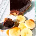 Tarte au chocolat bananes et caramel