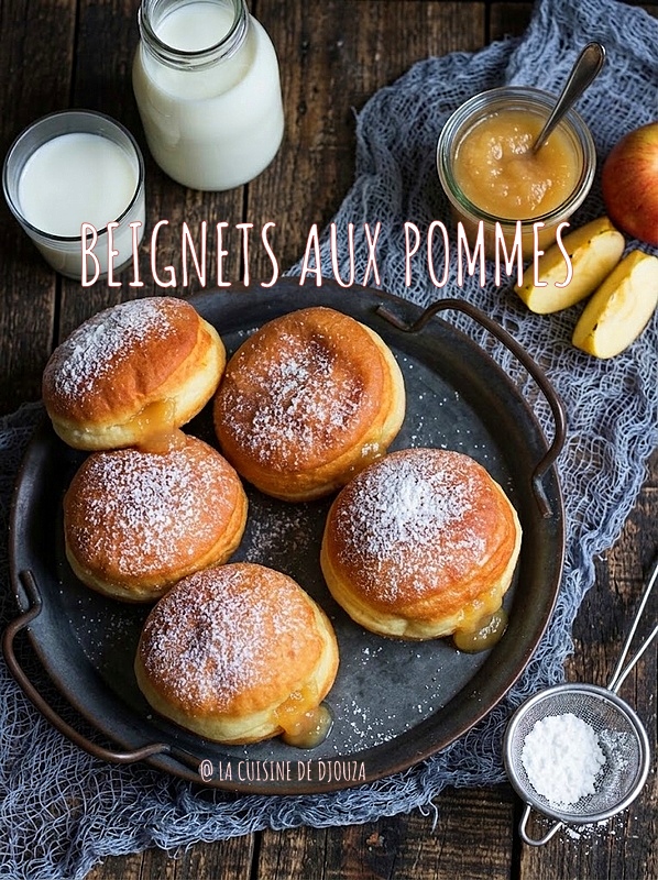 Beignets aux pommes maison bien gonflés et dorés