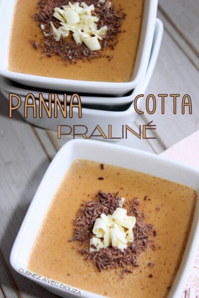 Panna Cotta au Praliné