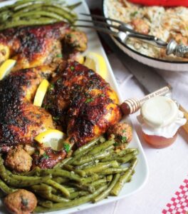 Recette Poulet Roti au Miel et à la Coriandre