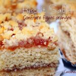 Sablé confiture figues orange