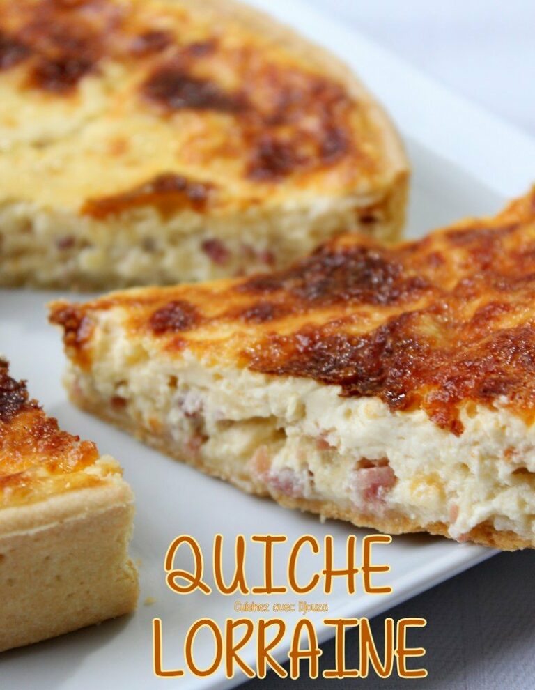 Quiche lorraine de Cyril Lignac recette facile