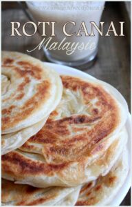 Roti canai crepe malaisienne