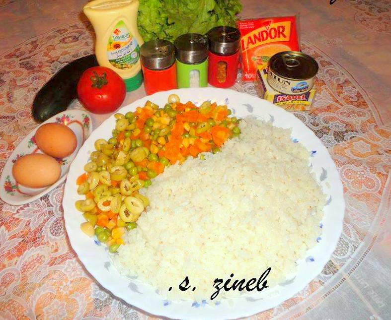 Gateau De Salade De Riz Composee