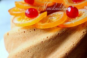 Mouskoutchou cake algérien léger très moelleux qui ressemble au gâteau de Savoie
