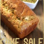 Cake salé pesto feta tomates confites ou séchées, entrée froide