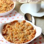Crumble speculoos aux pommes caramel beurre salé