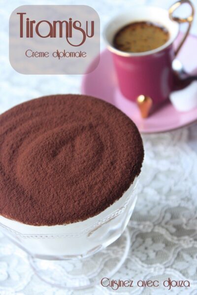 Tiramisu Crème Diplomate : Un Dessert Irrésistible
