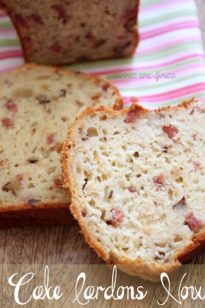 Cake Salé Lardons Noix : Recette Moelleuse à l&rsquo;Échalote