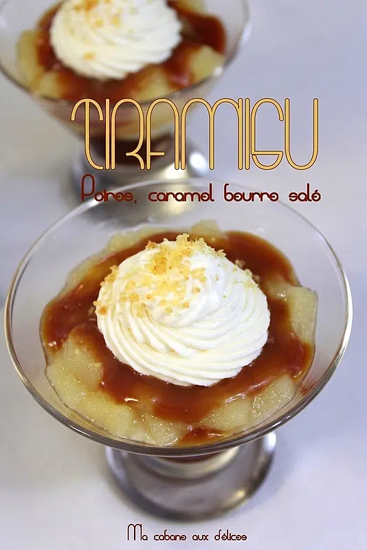 tiramisu aux poires caramel beurre sale