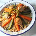 Couscous poulet facile et legumes frais