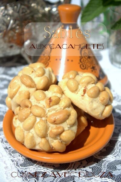 Sablé fondant aux cacahuètes