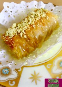 Baklawa rolls roulés gateau turc