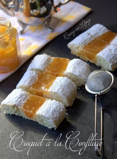 Croquet Moelleux et Fondant à la Confiture