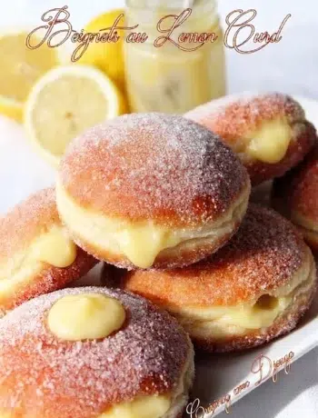 Beignet moelleux au lemon curd