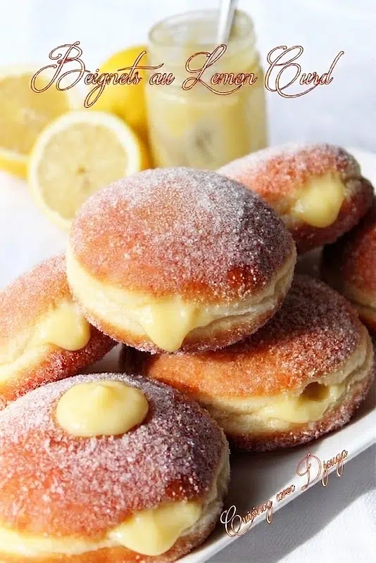 Beignet moelleux au lemon curd