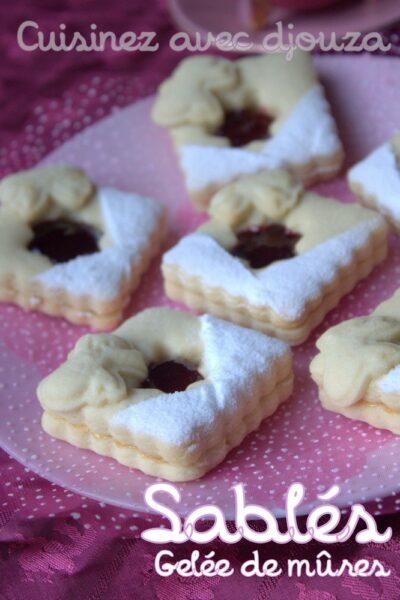 Recette de Sablés Fondants à la Gelée de Mûres
