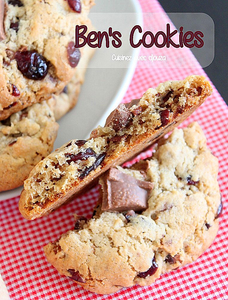 Recette cookies anglais ben's cookies