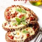 Brushetta sauce bolognaise, behamel et fromage
