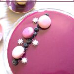 Bavarois entremet mousse myrtilles cremeux citron