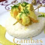 Gambas lait de coco et garam massala