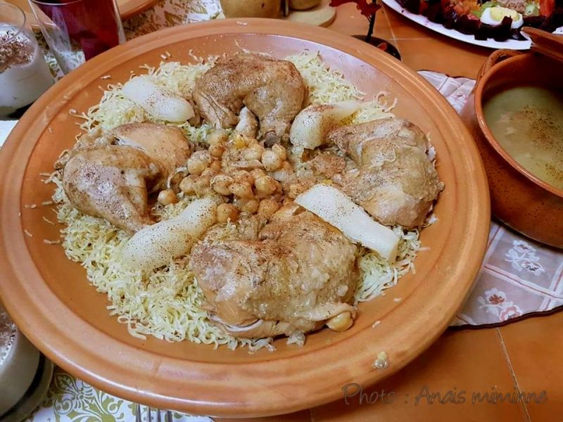 Rechta Recette : Rechta Algéroise (sauce Blanche)