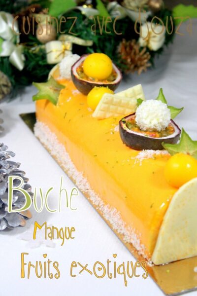 Recette Buche de Noel facile Mousse Exotique