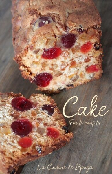 Cake de Noel aux fruits confits