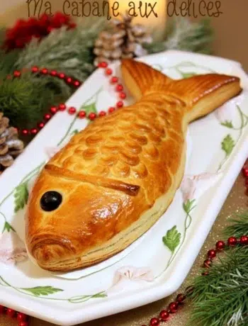 Feuilleté croustillant saumon poireaux