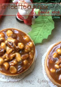 Recette tartelette aux noix et fruits secs et caramel beurre salé