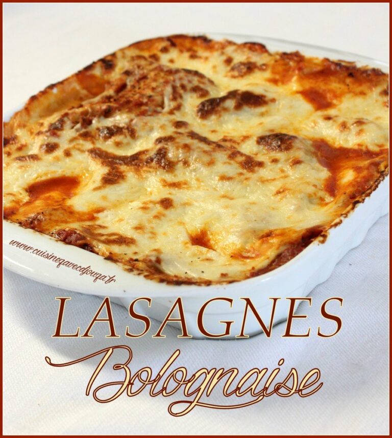 Recette Lasagne Façon Bolognaise Italienne