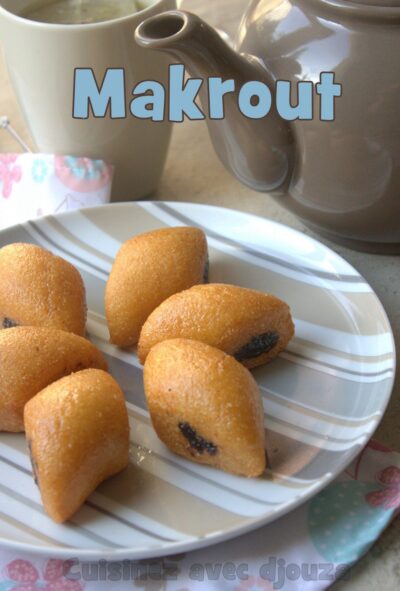 Makrout aux dattes gateau de semoule au miel