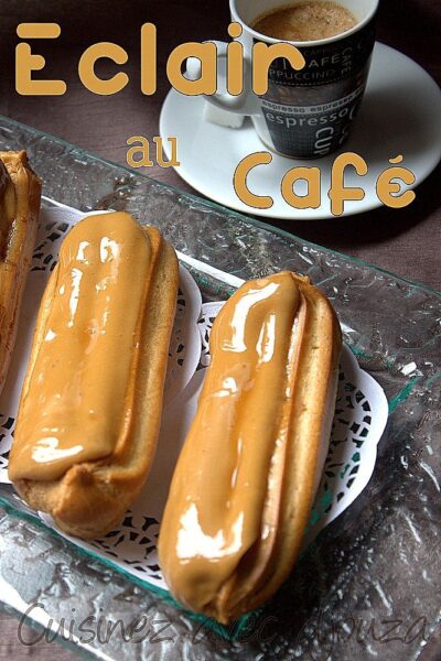Pâte à choux et éclair au café