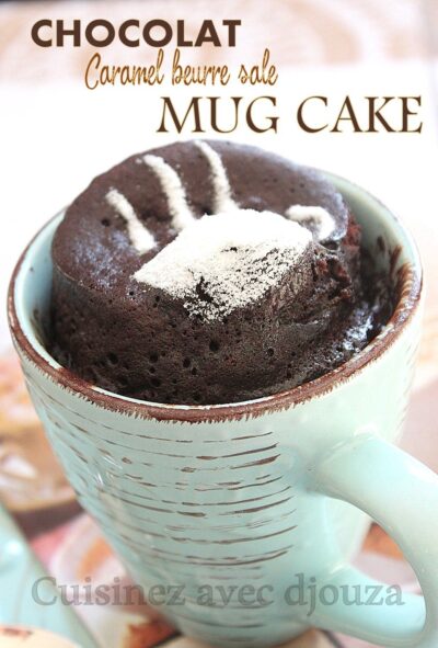 Mug cake sans beurre et chocolat, le gâteau minute