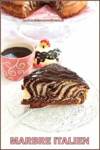 Zebra cake/gateau zebré marbré italien
