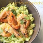 Tagliatelles-creme-d'ail-et-coriandre