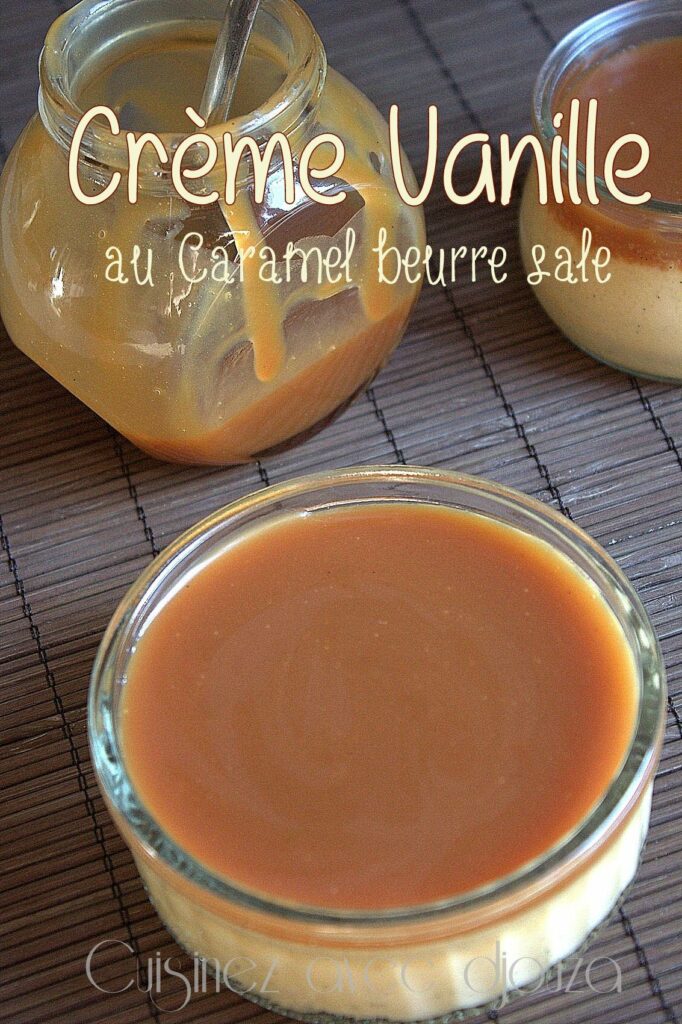 Crème au oeufs et au caramel beurre salé